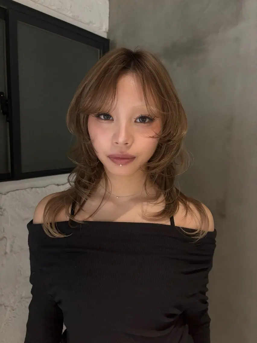 ミディアム 🎀抜け感ナチュラル 🎵asuna🪽のヘアスタイル