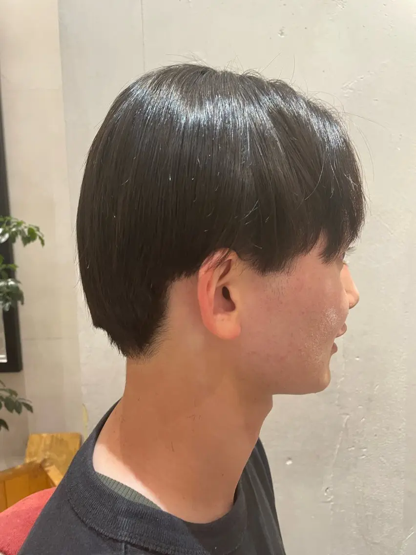 メンズ カット 縮毛矯正 森 泉琴のヘアスタイル