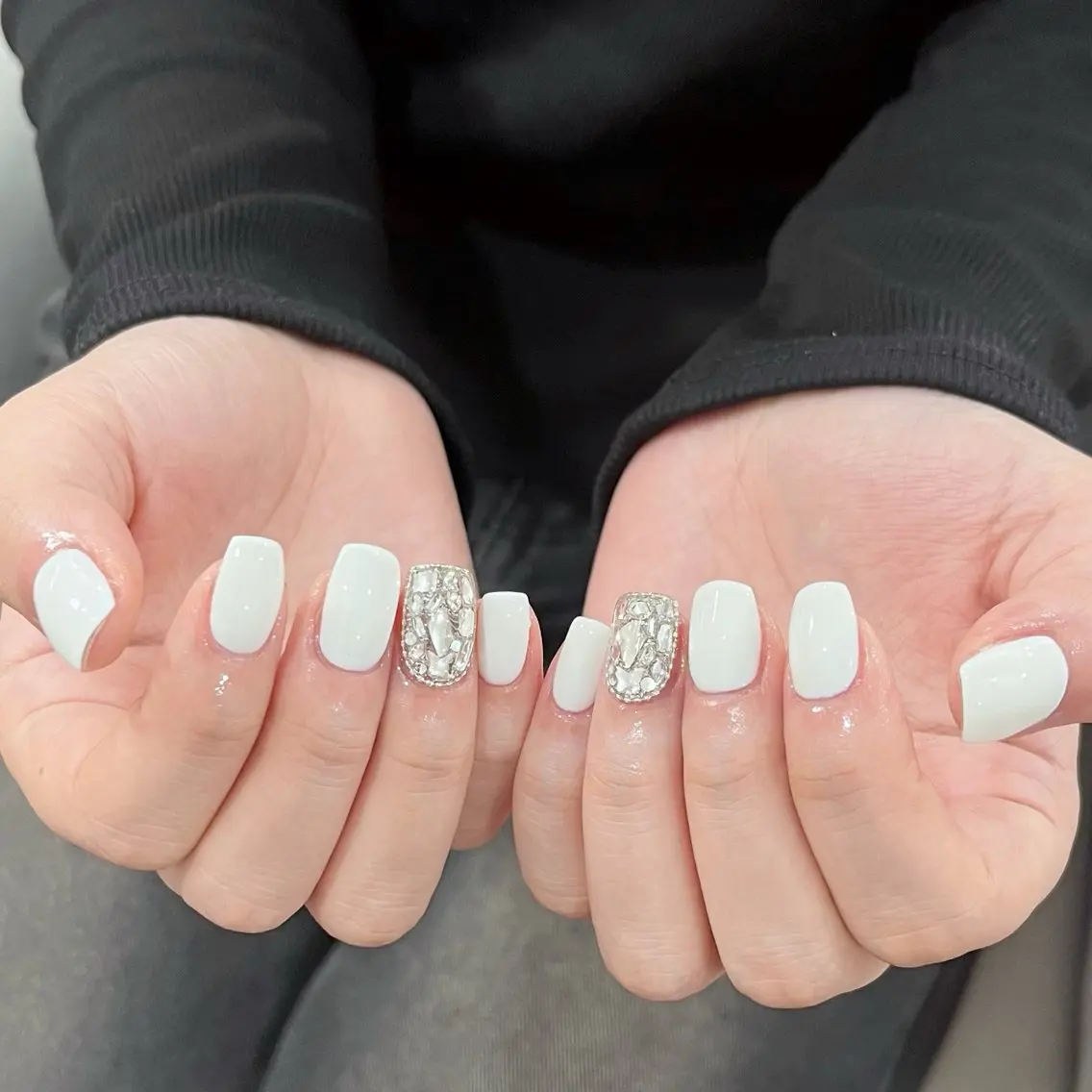 ネイル 韓国ネイル ワンホンネイル Kawaii _Nailのネイルデザイン