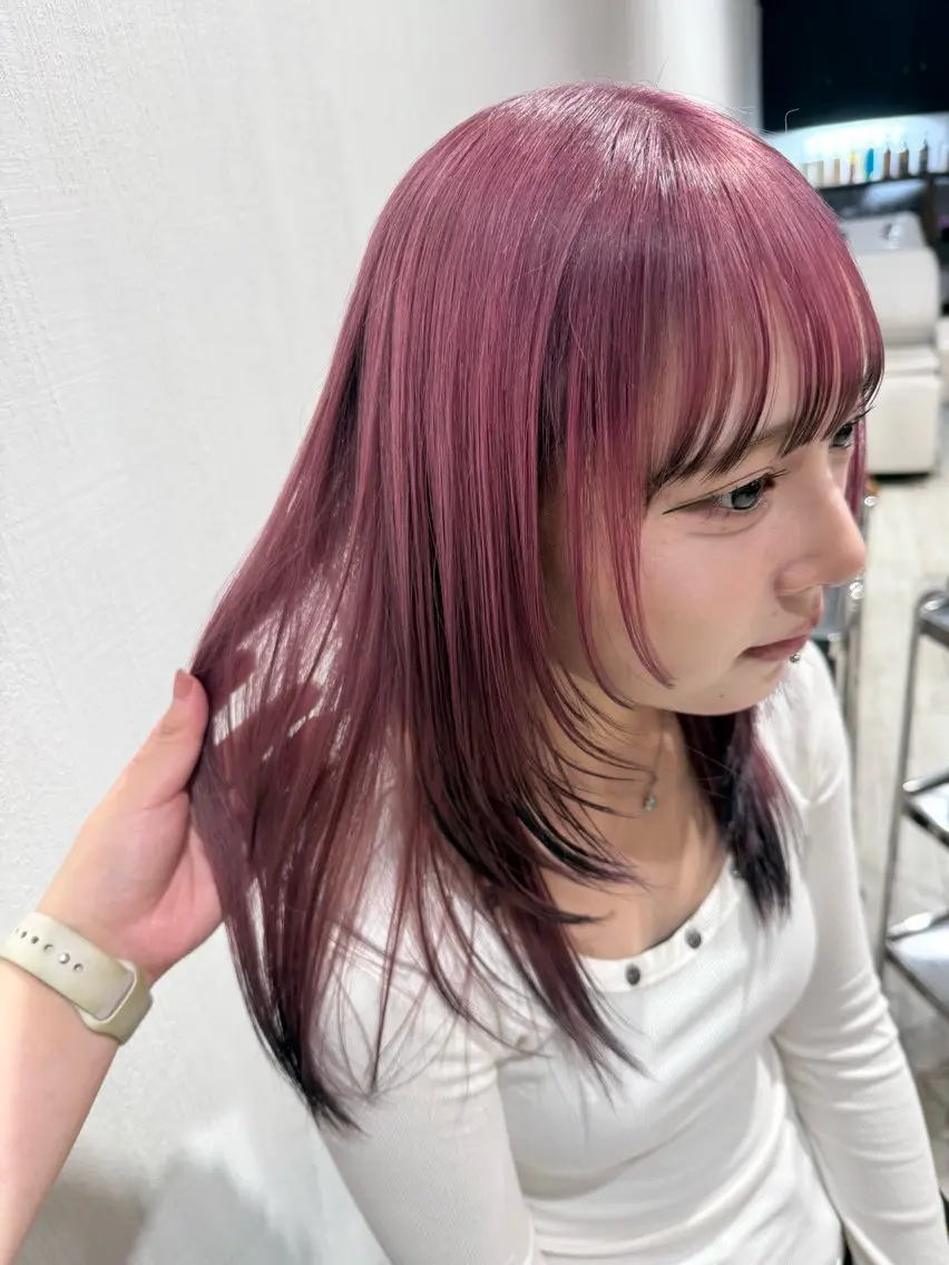 【個性派】全頭ブリーチ+デザインカラー¥8000⚡️の写真