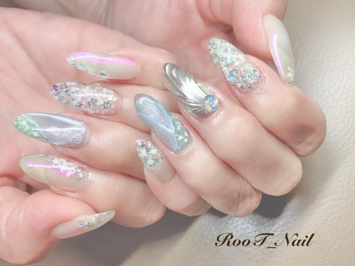 メンズ キッズ ネイル マグネットネイル ハンドネイル RooT Nailのネイルデザイン