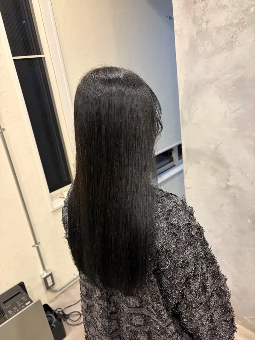 ロング カラー ブルーカラー 透明感カラー yui /山形/ BLUCKのヘアスタイル