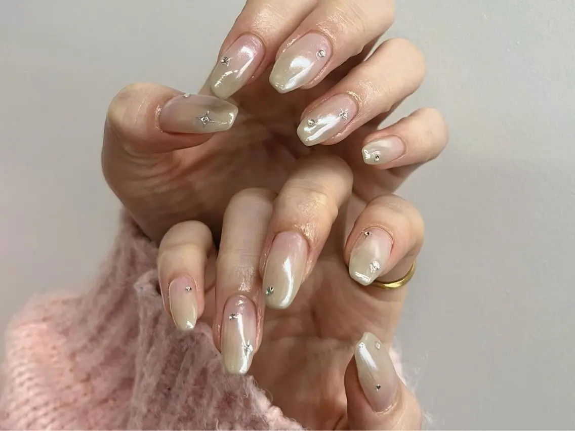 ネイル rina ニュアンス♡ワンホンのネイルデザイン