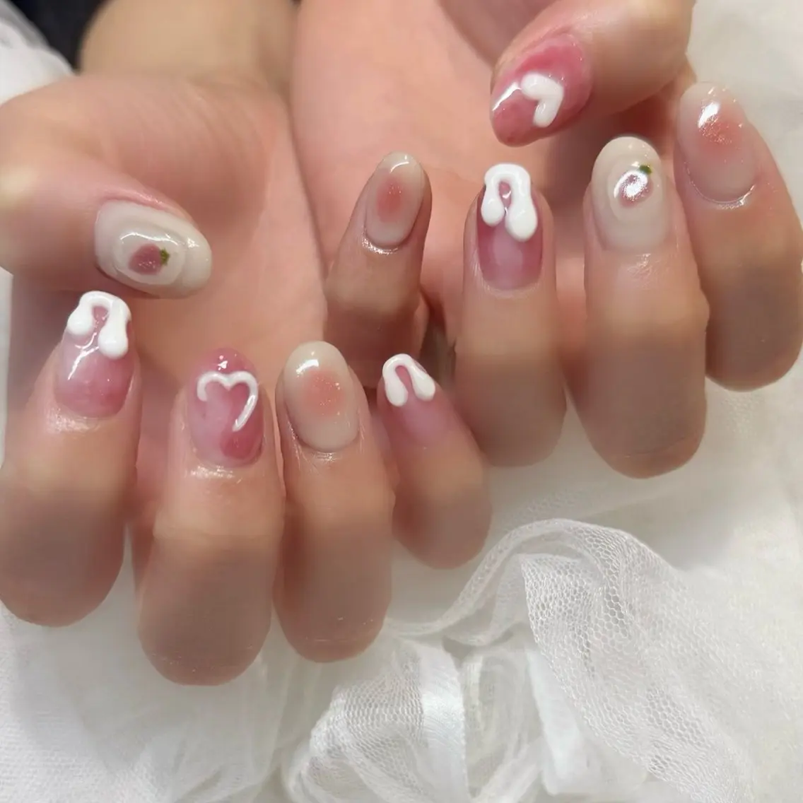 ネイル ハンドネイル 新井 ひなののネイルデザイン