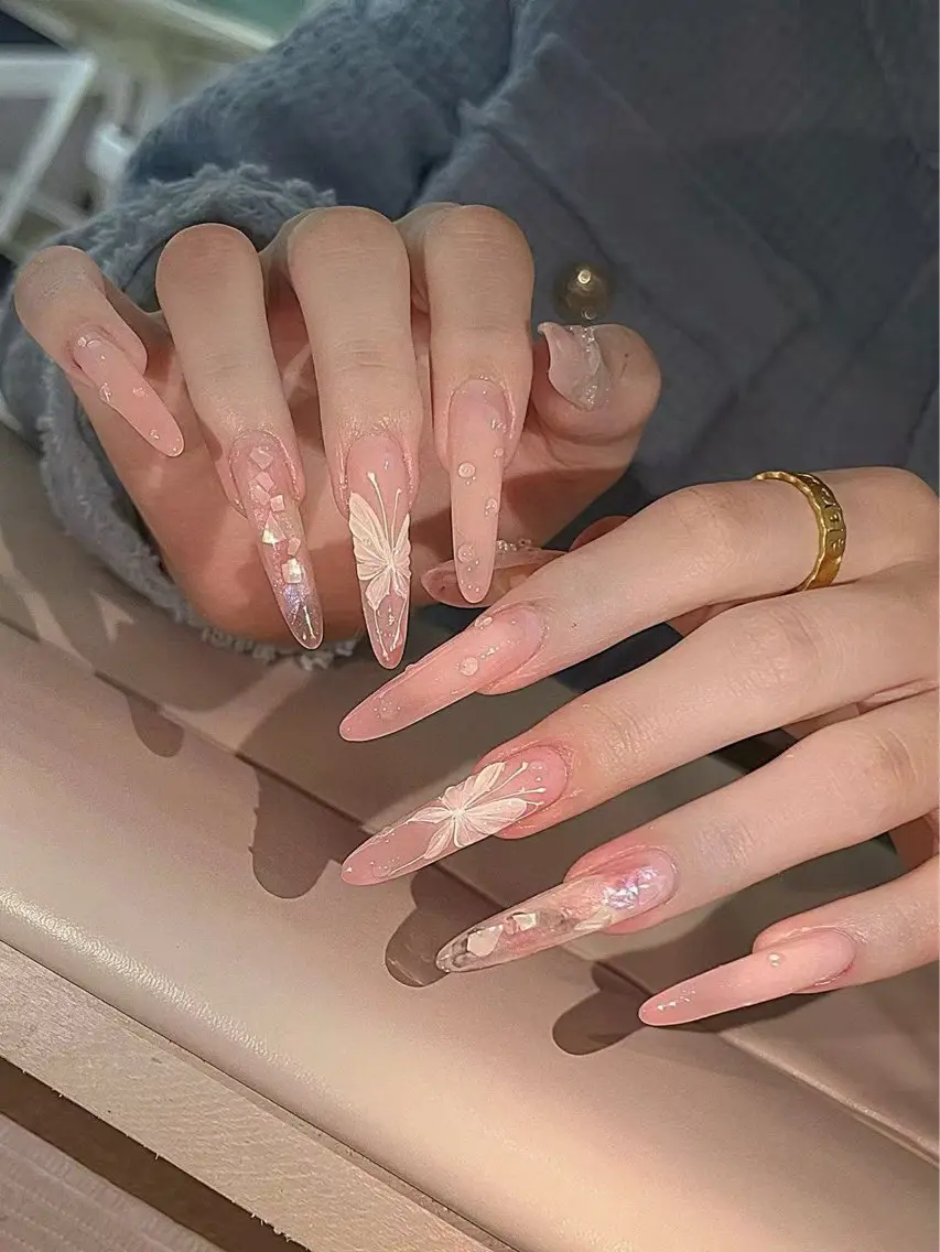 オフィスネイル✨ワンカラー / マグネットネイル 【オフなし】の写真