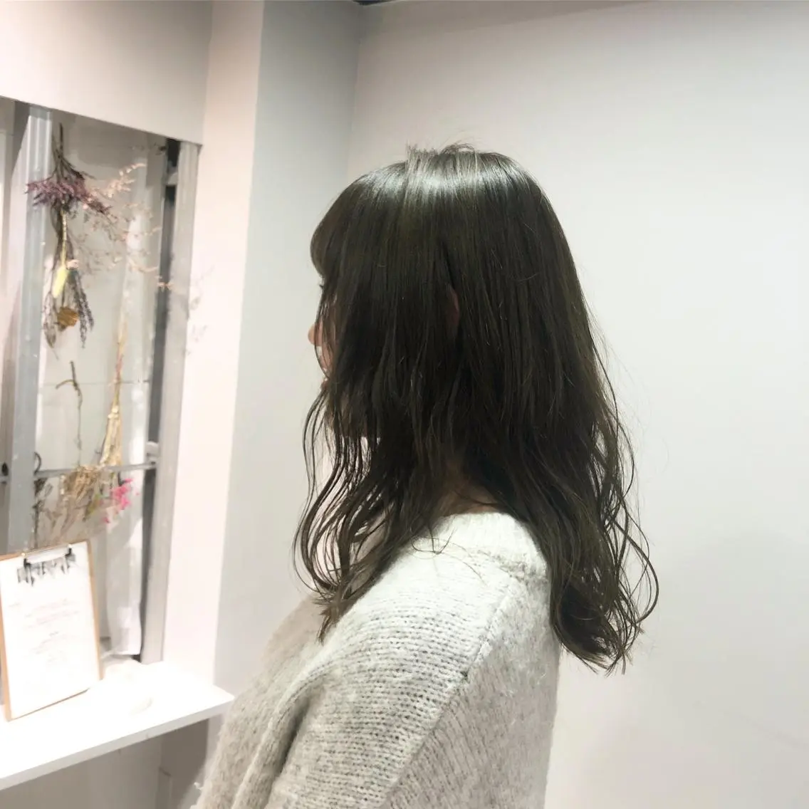 ミディアム カラー カット ヘアカラー トリートメント ヘアセット 怪我のため6月末 復帰予定田中瑞希🍃のヘアスタイル