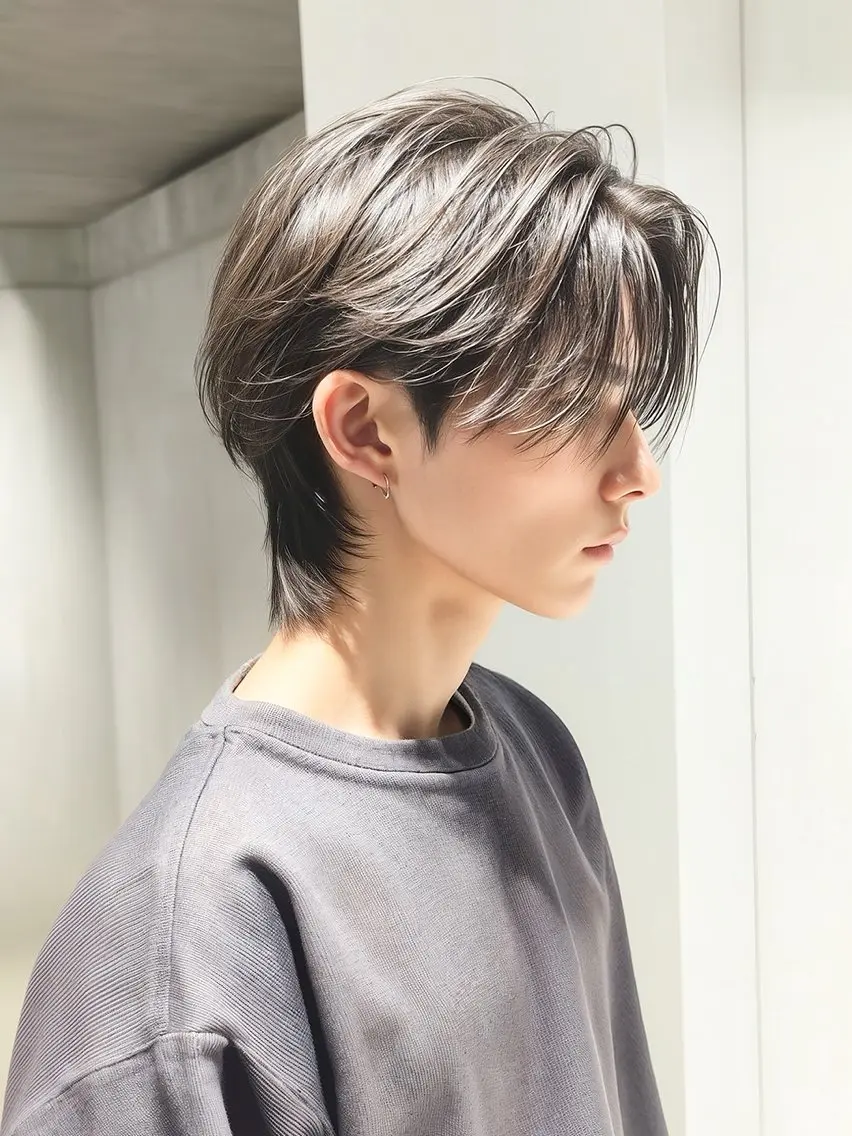 メンズカット+カラー+髪質改善トリートメントの写真