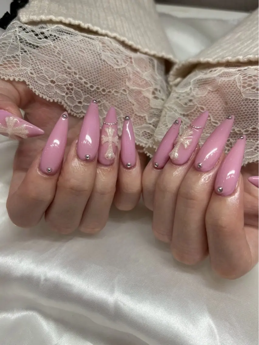 セミロング ハンドネイル Ashliy大宮♡ アシュリーのネイルデザイン