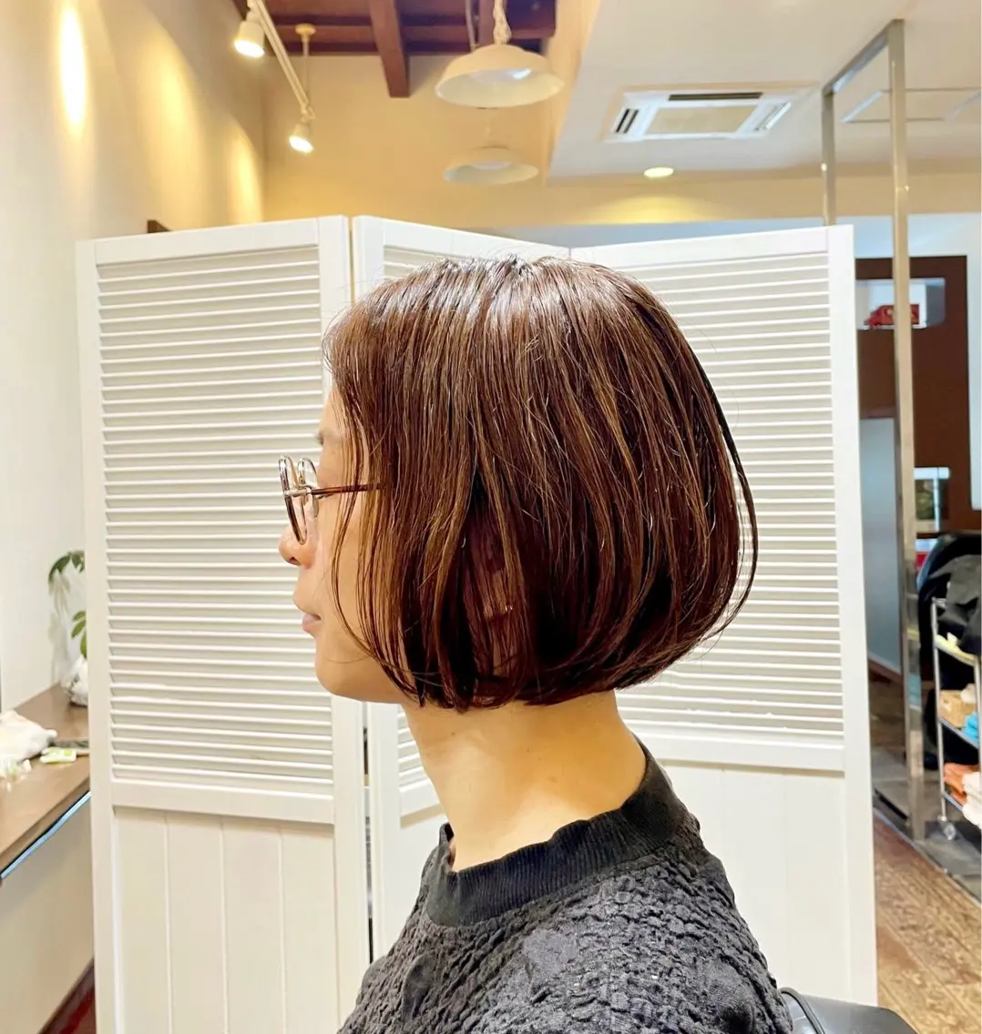 ショート ボブ 中川 淳一朗のヘアスタイル
