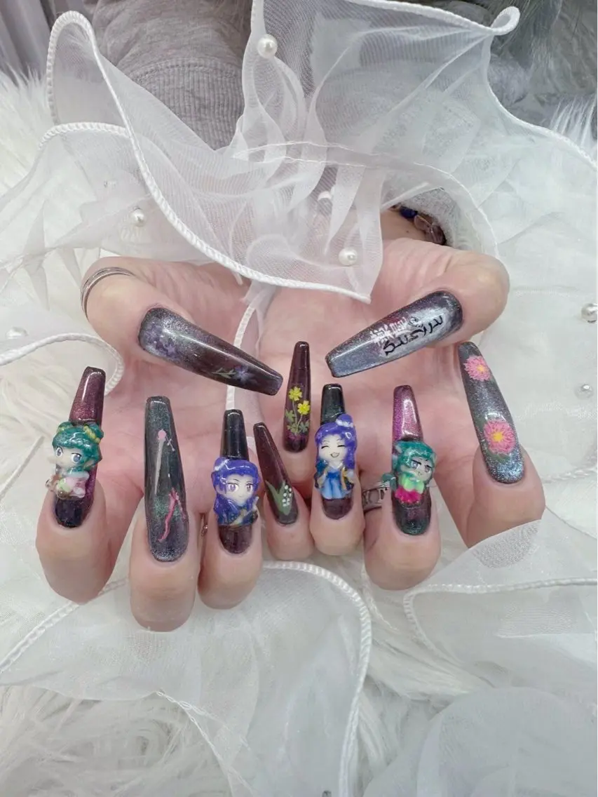 ネイル マグネットネイル NailSalon CutiePutiのネイルデザイン