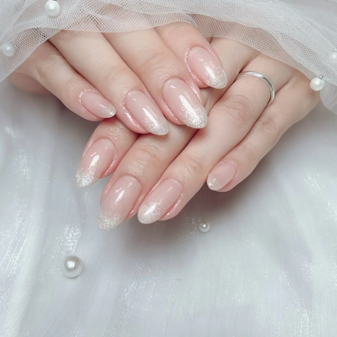 ネイル フラワーネイル 韓国ネイル 夏ネイル ワンホンネイル ハンドネイル Cute Tips nailのネイルデザイン