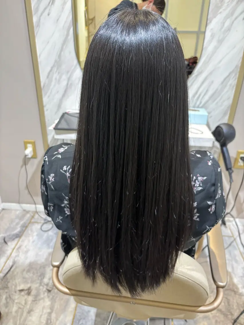 ロング トリートメント 酸熱トリートメント 辻本 夏子のヘアスタイル
