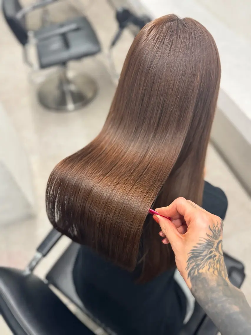 ロング カット ヘアカラー トリートメント モテ髪美容師 髪質改善SOMAのヘアスタイル