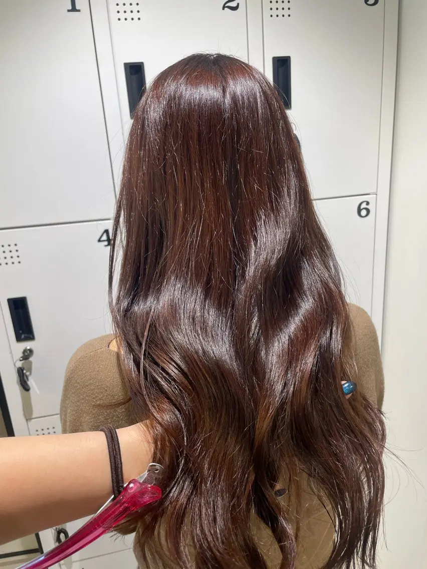 ロング カラー ヘアカラー トリートメント 髪質改善/ 艶髪人気/Renaのヘアスタイル