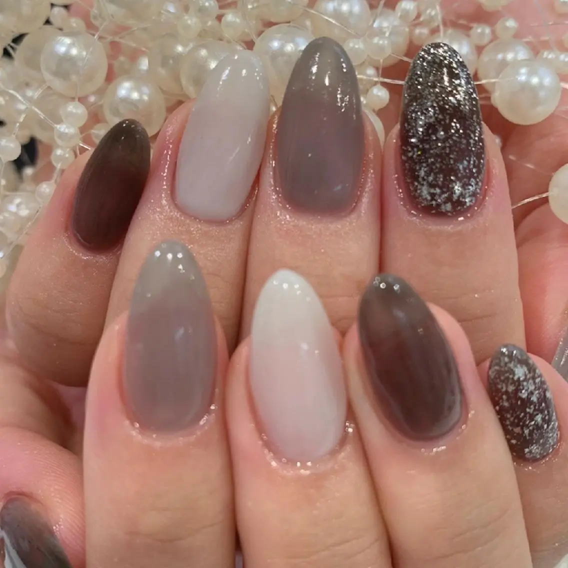 ネイル ハンドネイル nail&eye ♡Fleur♡のネイルデザイン