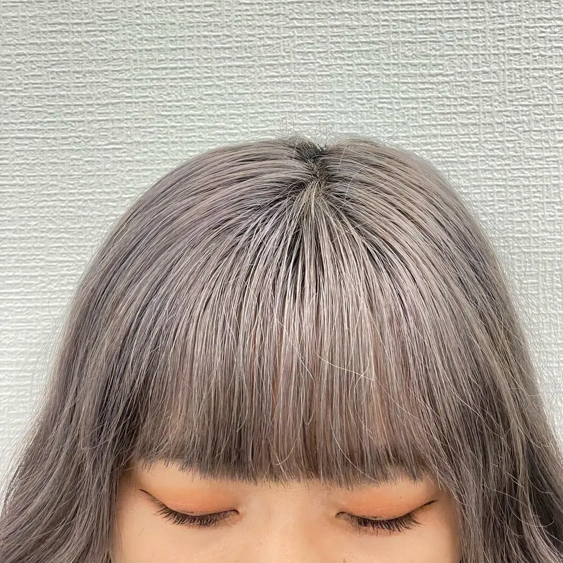 ロング 🎀🫧透明感 ピンクラベンダー💟のヘアスタイル