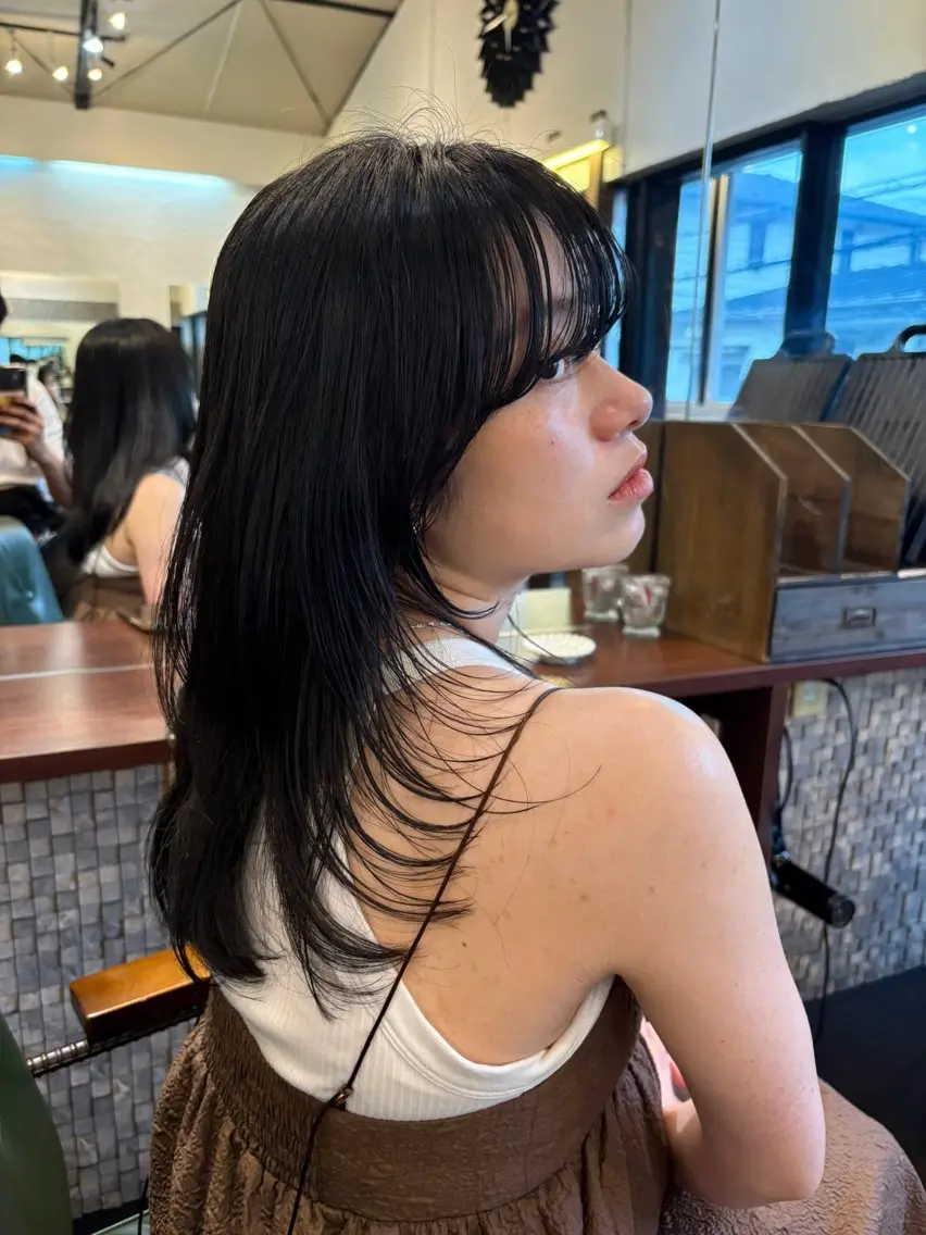 ロング ロングレイヤー レイヤーカット ロング 代官山 ボブヘアーのヘアスタイル