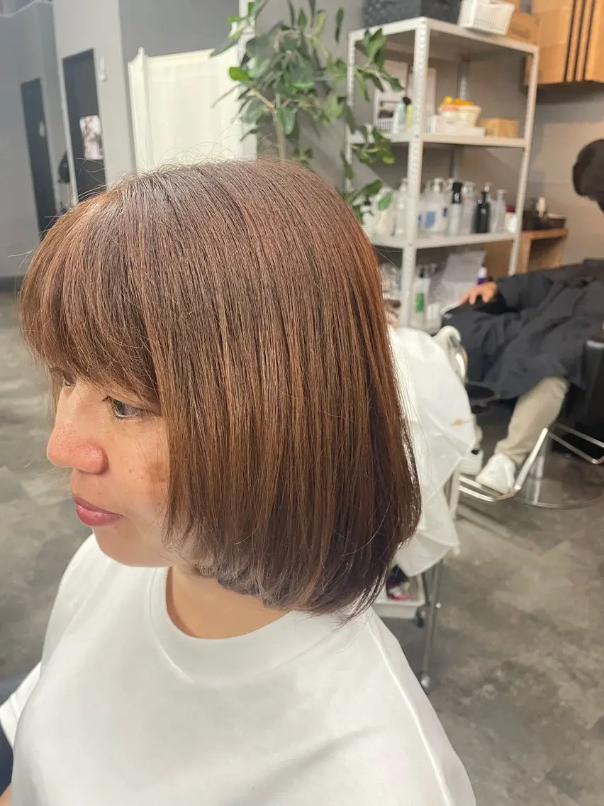 ショート ヘアカラー ヘアセット 🌻ミラクル美容師 🌻✨クッポ✨のヘアスタイル