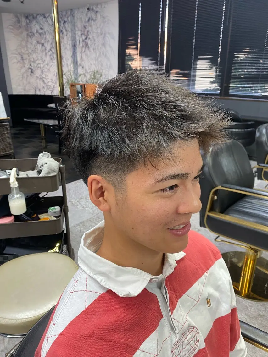 ショート カット 池田 亮雅のヘアスタイル
