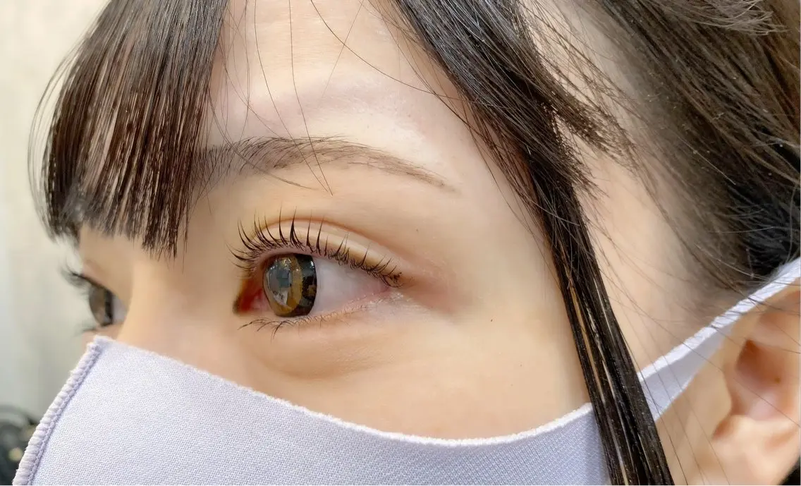 マツエク・マツパ パリジェンヌラッシュリフト 一重×まつ毛パーマ NINE🕊️ Rihoのマツエク・マツパデザイン