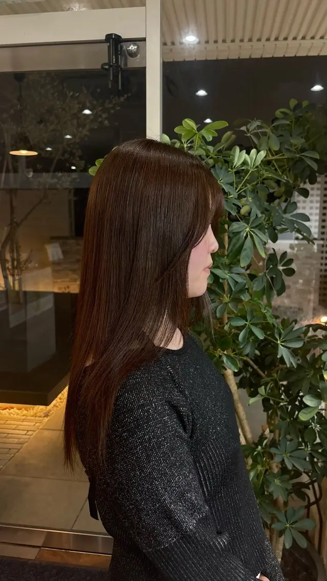 ロング カット ヘアカラー 【ALEAP】 coconaのヘアスタイル