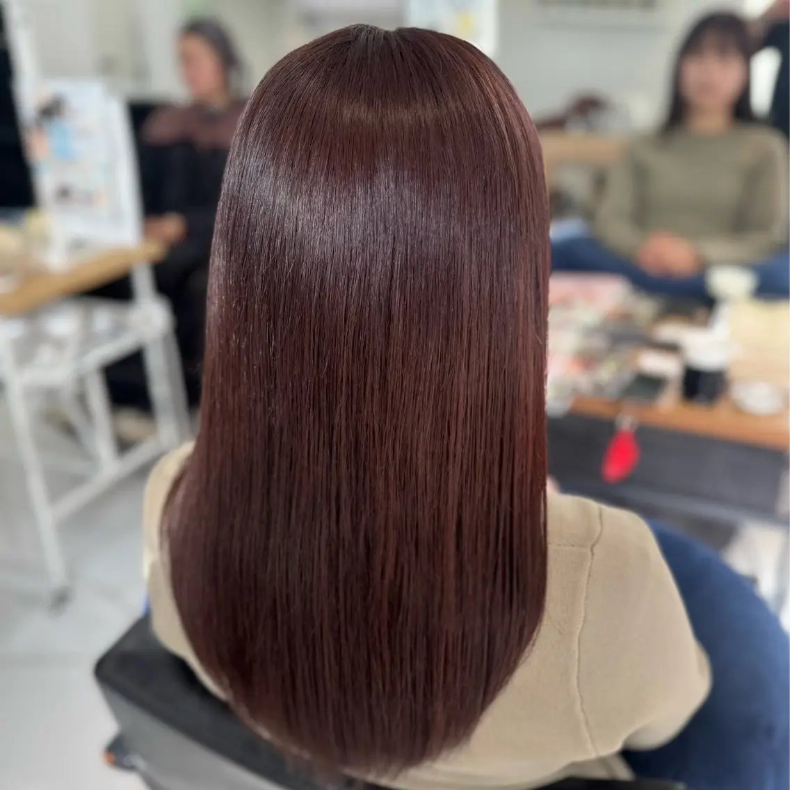 カラー カット ヘアカラー トリートメント 田島拓海 ボブカットのヘアスタイル