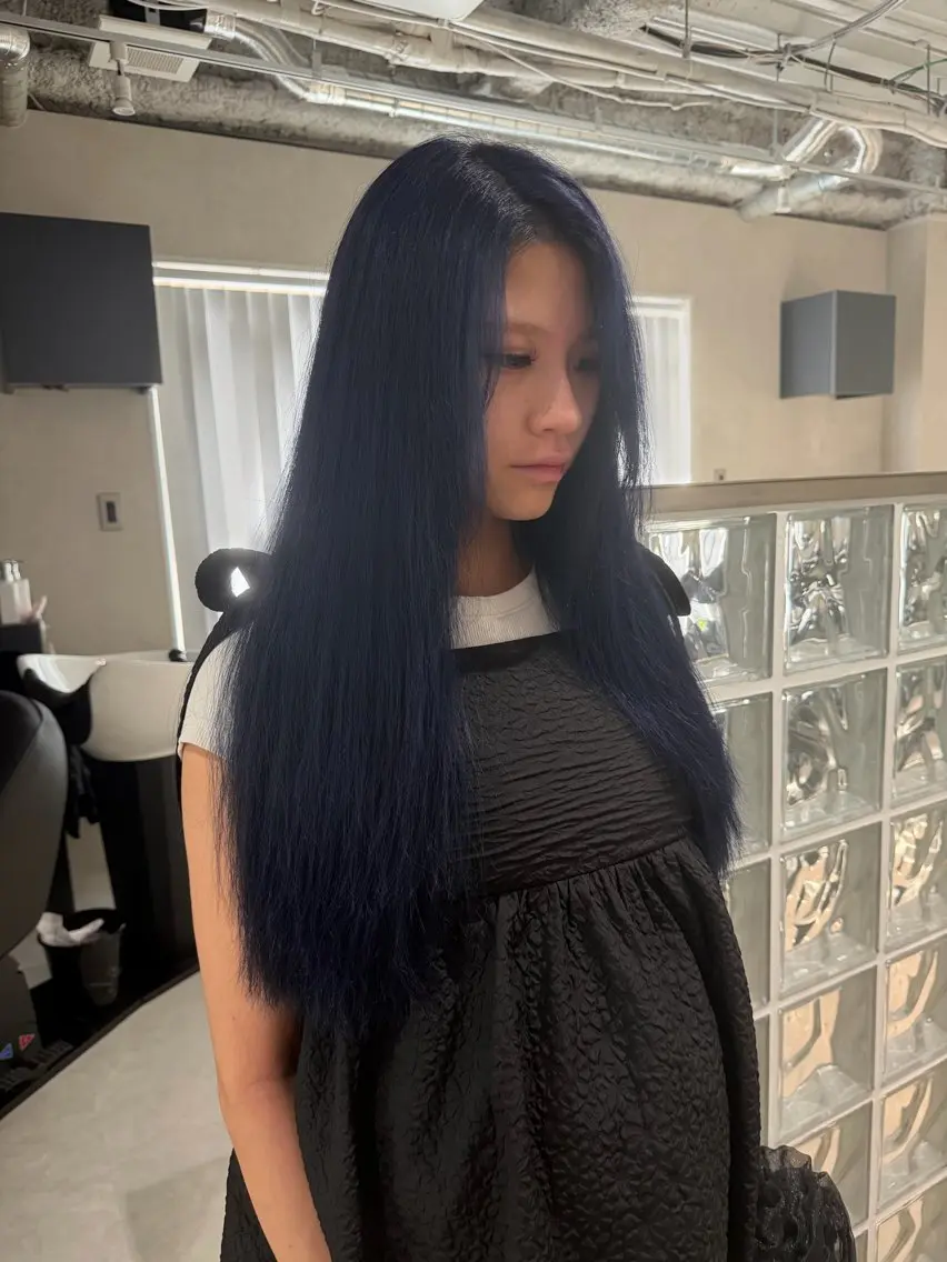 ロング hirano harukaのヘアスタイル