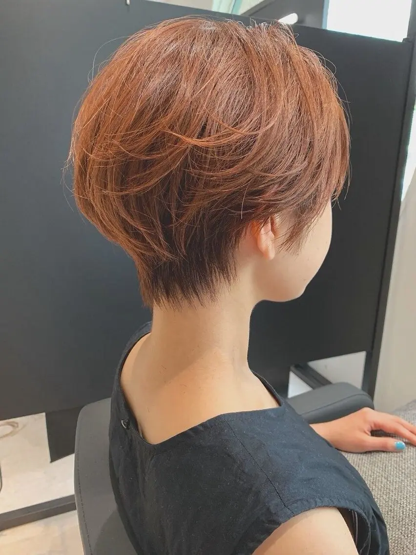 ショート 平田七海 心斎橋のヘアスタイル
