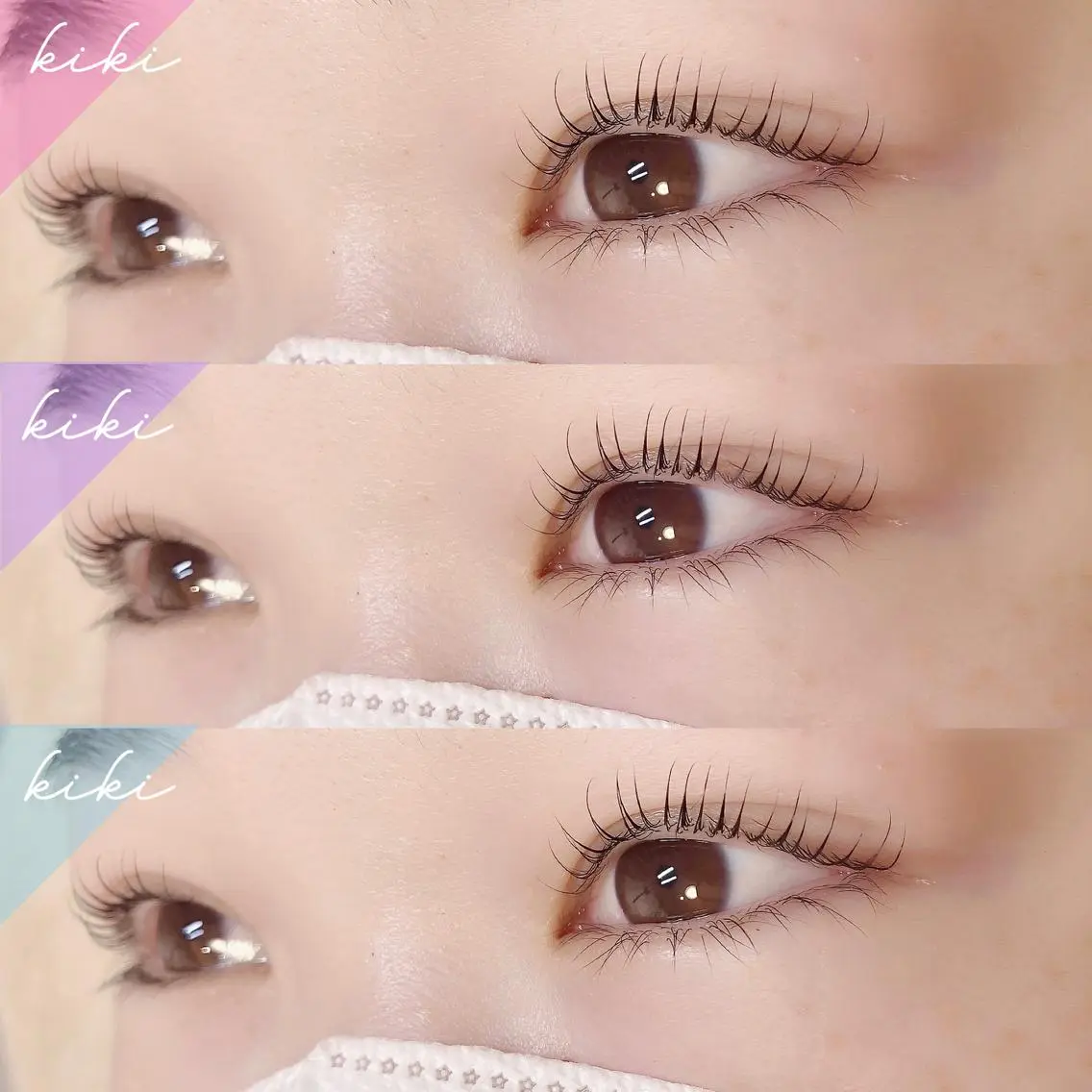 マツエク・マツパ キュート まつげパーマ 玉造駅すぐ⌇kiki eyelashのマツエク・マツパデザイン