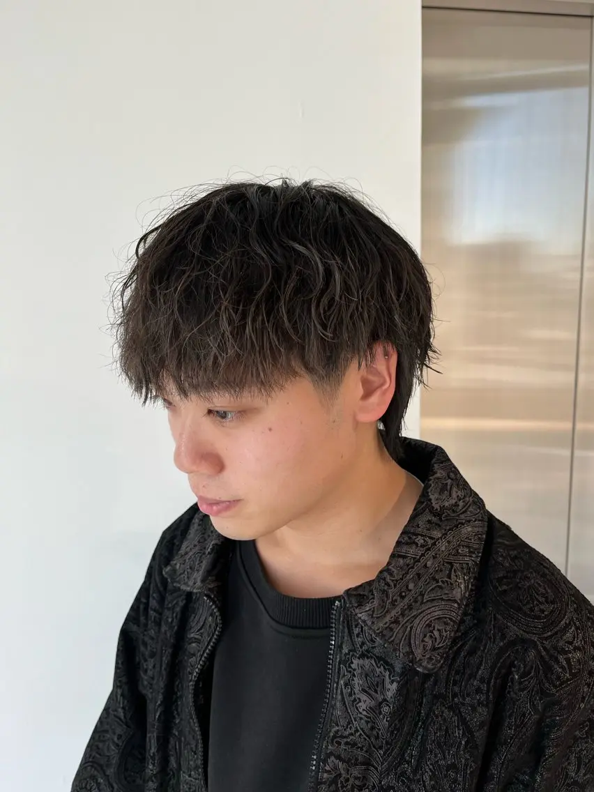 🥉3番人気🥉メンズカット+ツイストパーマ+トリートメントの写真