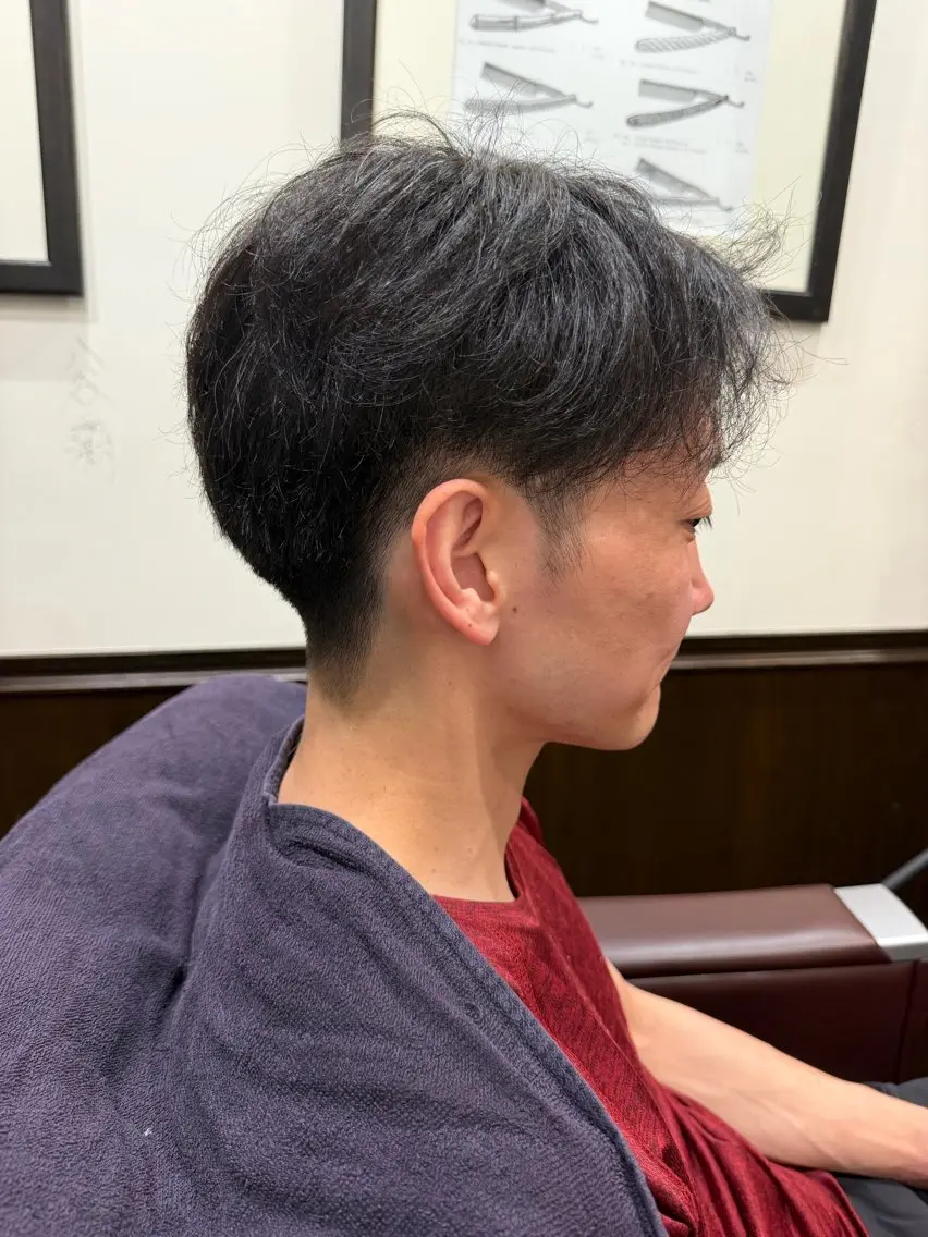 ショート メンズ 長谷川 杏花のヘアスタイル