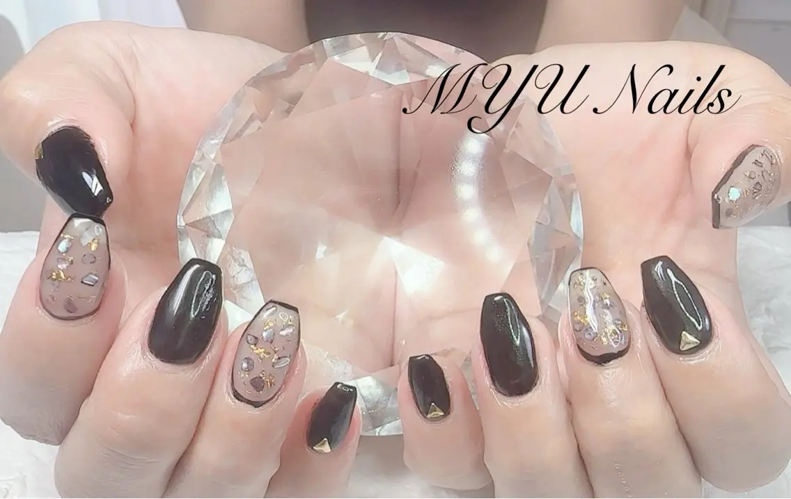 ネイル ジェルネイル 持ち込み ニュアンスネイル パラジェル ニュアンスネイル🌈 MYU Nailsのネイルデザイン