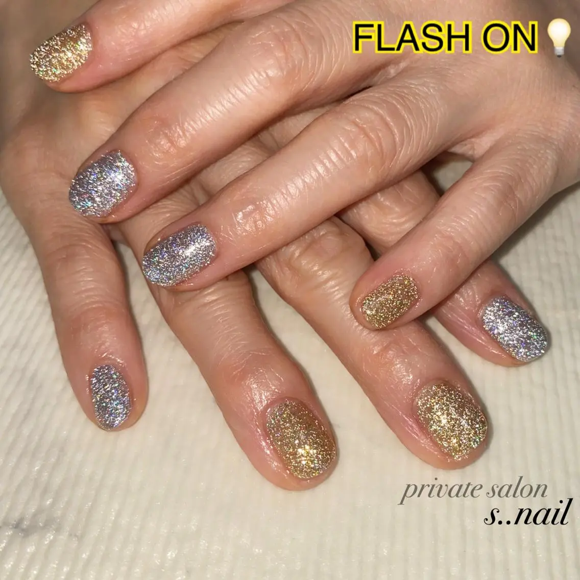 ネイル キラキラネイル ハンドネイル フットネイル s..nail / MORITAのネイルデザイン