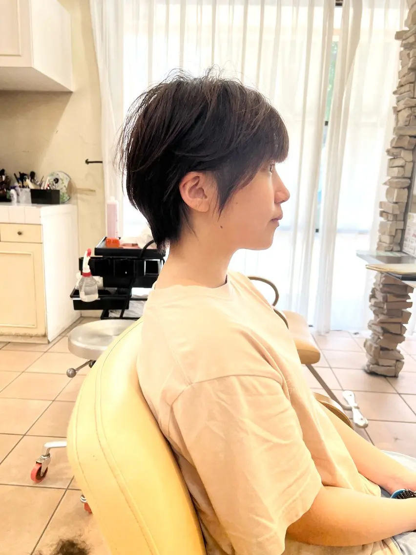 ショート 髪質改善ストレート ⚡️下ノ村柊斗⚡️のヘアスタイル