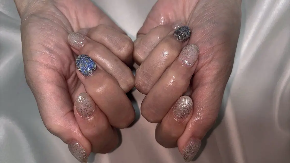 ネイル アートネイル ジェルネイル マグネットネイル ハンドネイル coco nailのネイルデザイン