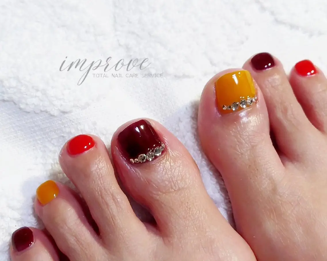 ネイル フットネイル ジェルネイル improve /mamiのネイルデザイン