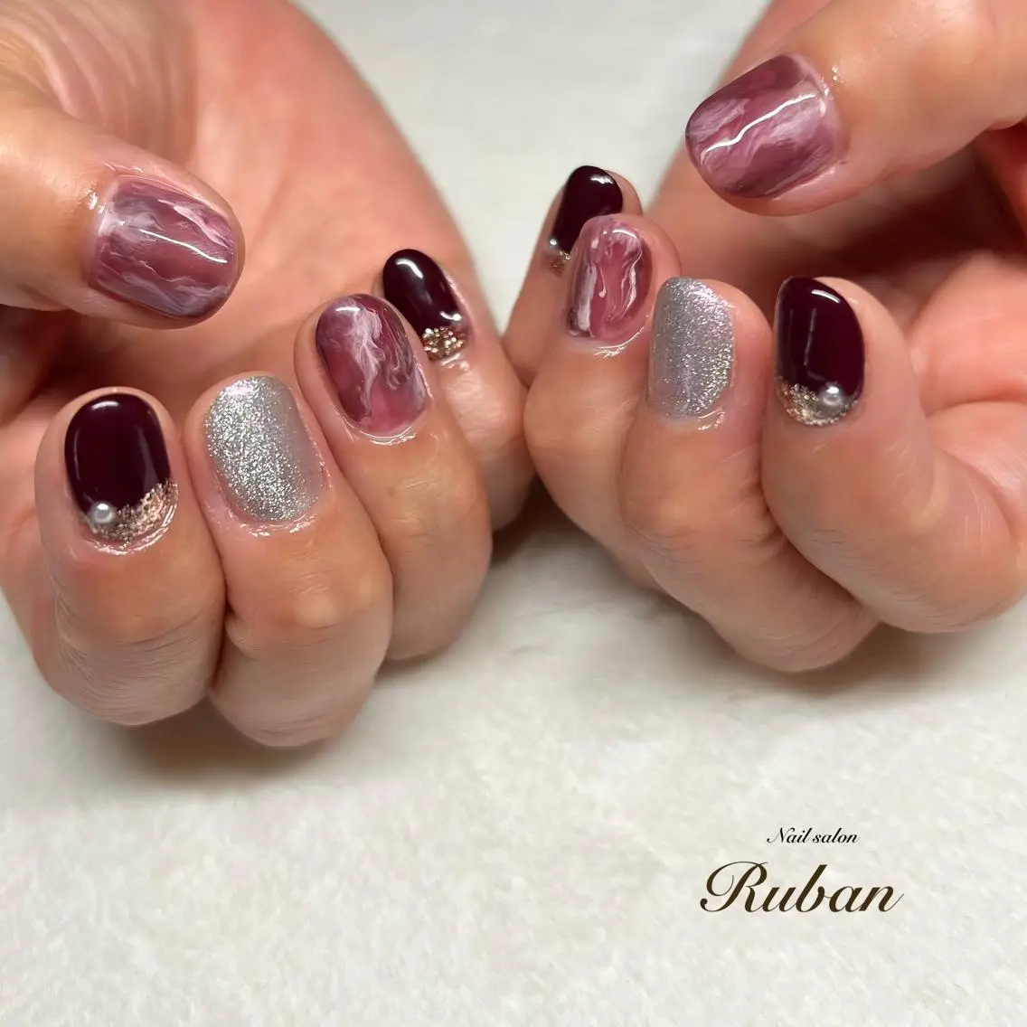 ネイル ニュアンスネイル Nail salon Rubanのネイルデザイン