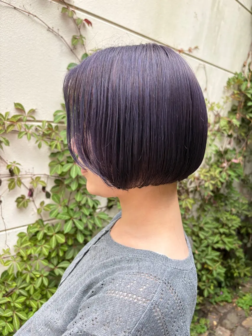 ショート カラー いりえ しゃけのヘアスタイル