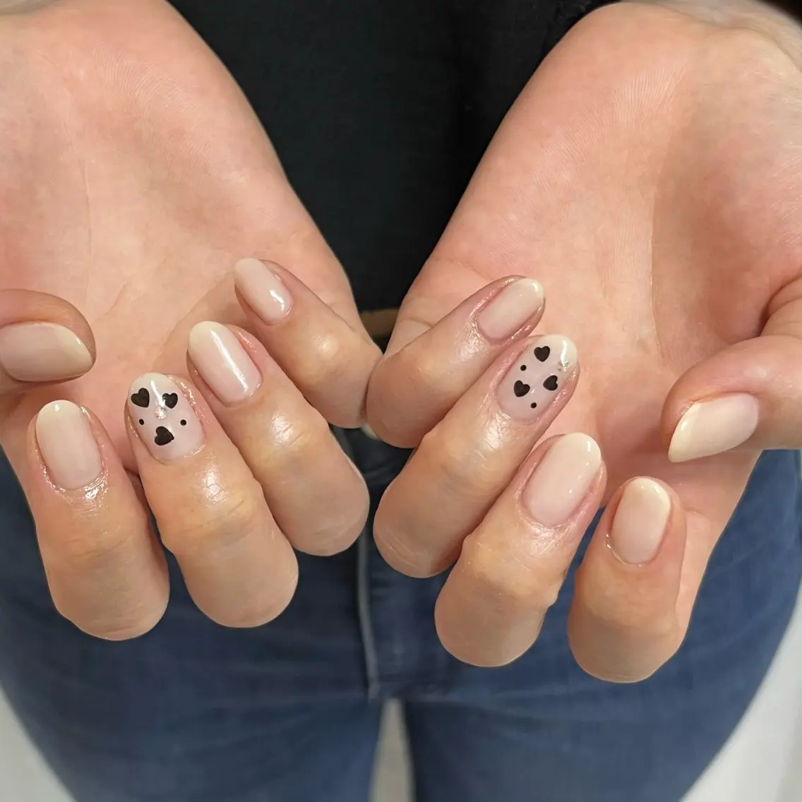 ネイル ハート ハンドネイル Bianca TORII🌞のネイルデザイン