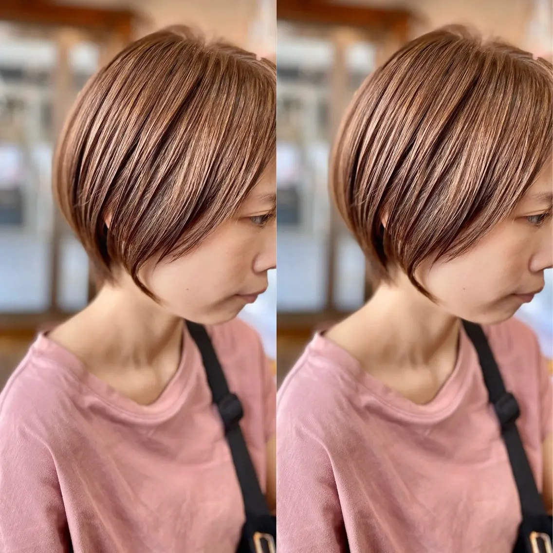 ショート カラー カット ヘアカラー 木村丈晴✂️ご来店 お待ちしてます😊のヘアスタイル