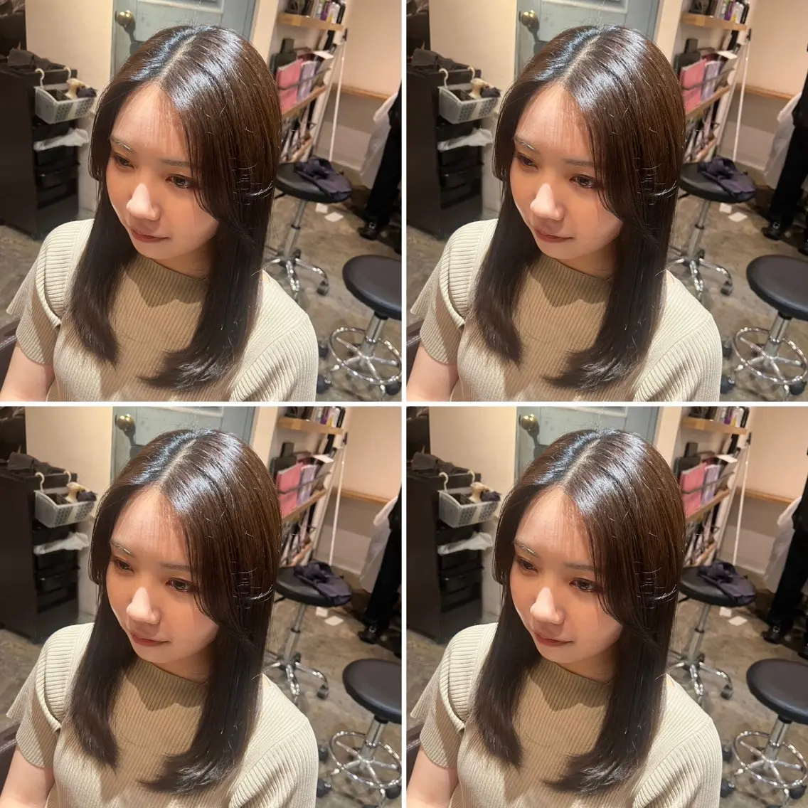 ロング カラー カット ヘアカラー トリートメント ヘアセット メンズパーマ特化 望月謙二郎のヘアスタイル