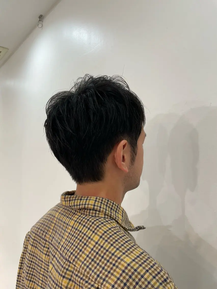 メンズ 刈り上げ Kaho🌼/メンズ ニュアンスパーマのヘアスタイル