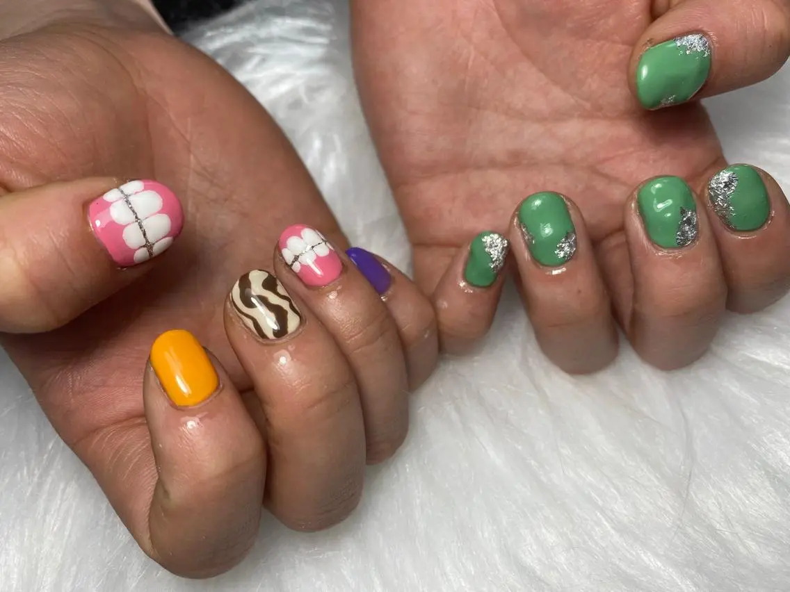 ネイル ハンドネイル Mana‪ ‪·͜· ❤︎‬のネイルデザイン