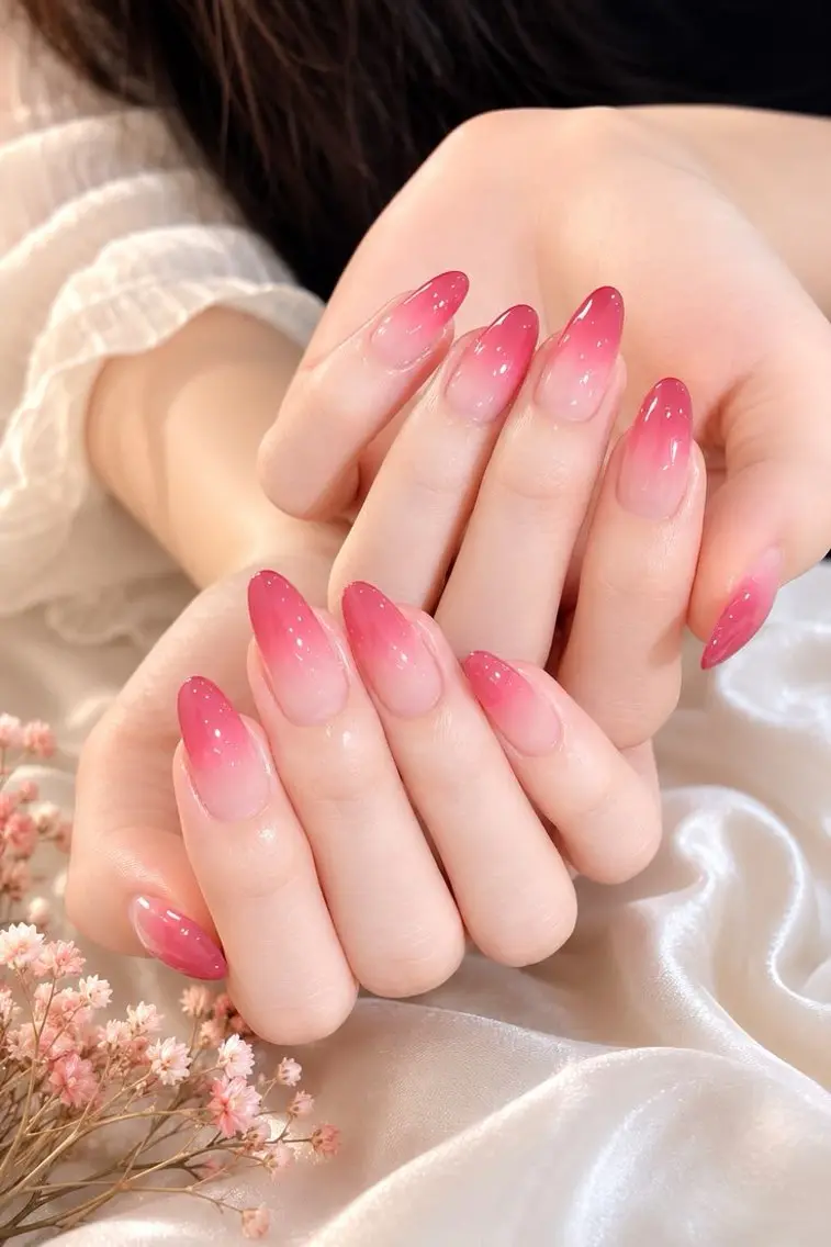 ネイル 長さ出し フレンチネイル グラデーション 韓国ネイル マグネットネイル ハンドネイル BT HEAVEN nailのネイルデザイン