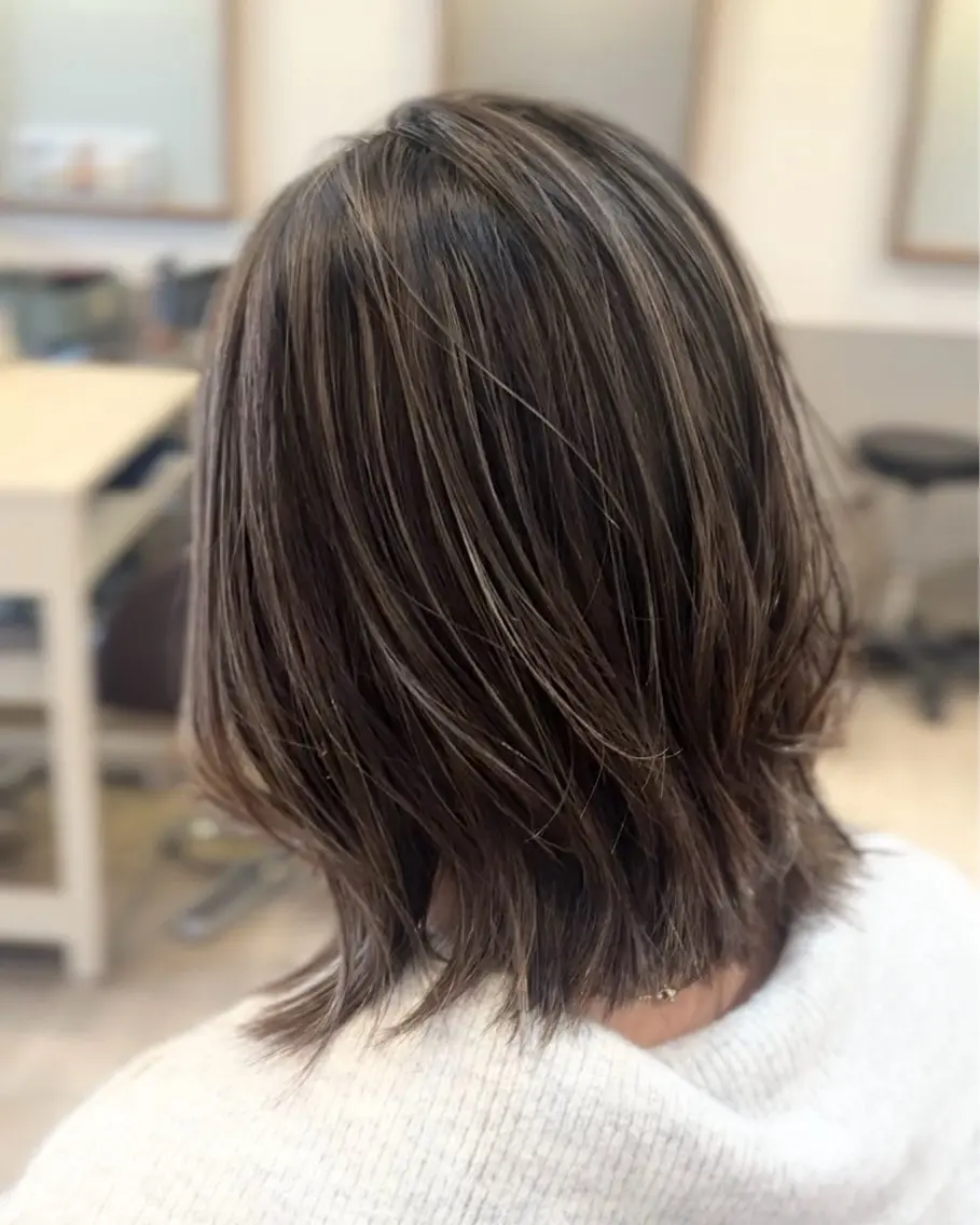 ミディアム Repose AMIのヘアスタイル