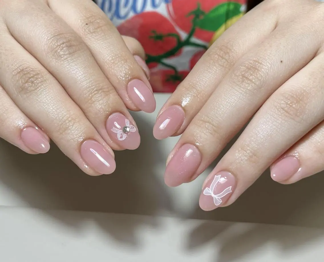 ネイル ハンドネイル By moonネイル 🌷ワンホン/韓国風のネイルデザイン