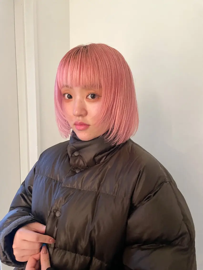 ショート カラー ブリーチ ダブルカラー ハイトーンカラー HIBIKI/原宿 ハッシュカット🪄のヘアスタイル