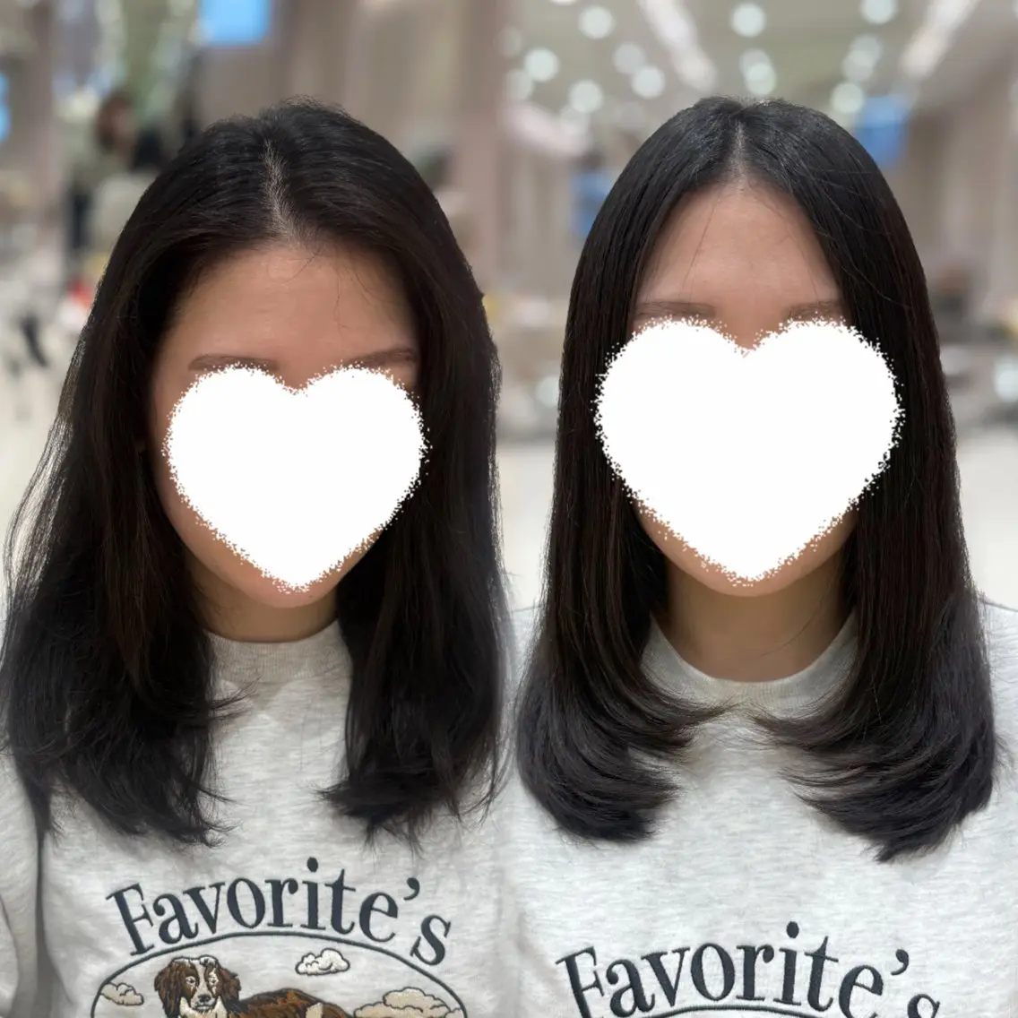 ミディアム 内田 志乃のヘアスタイル