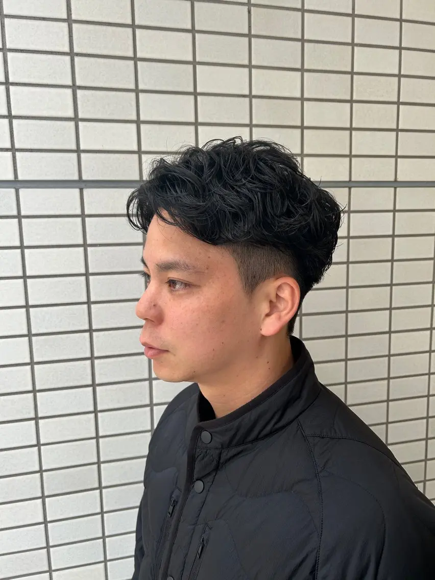 ショート カット パーマ 篠原 一成のヘアスタイル