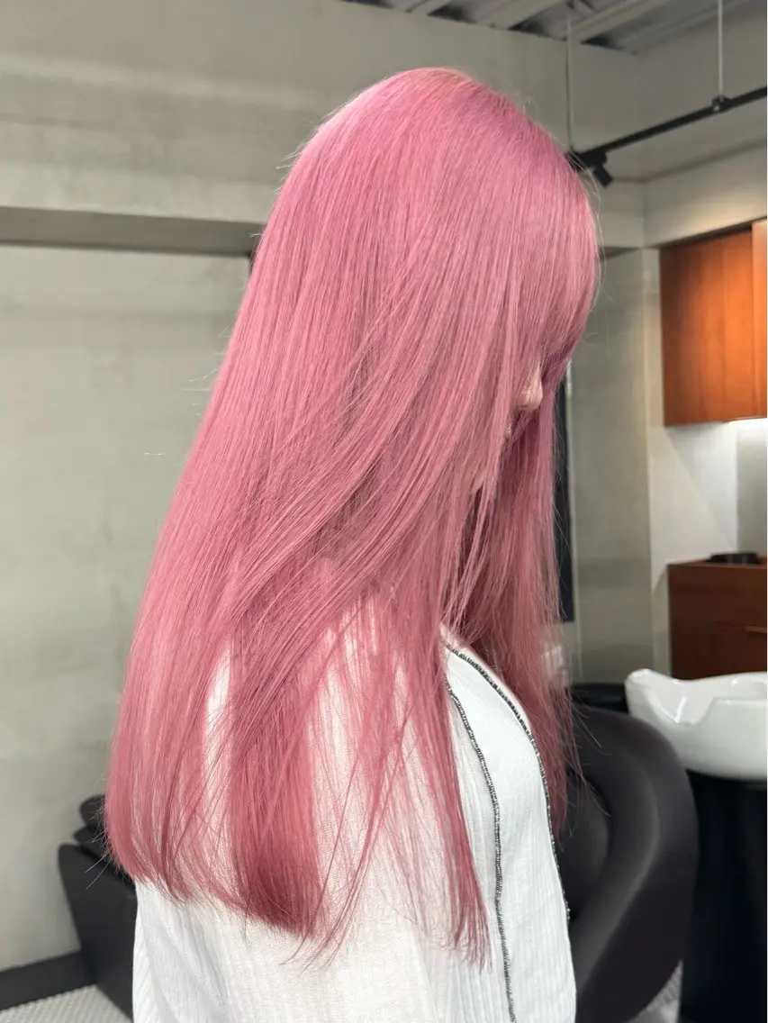 ロング カラー アッシュ ベージュカラー ブリーチ ブロンド ブラウンカラー カット ヘアカラー トリートメント ブリーチ ハイトーン 特化🌈フジタハルキのヘアスタイル